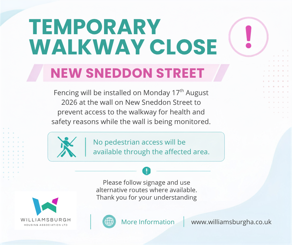 New Sneddon St Closure Info 14.08.26