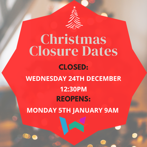 Christmas Closure 2025